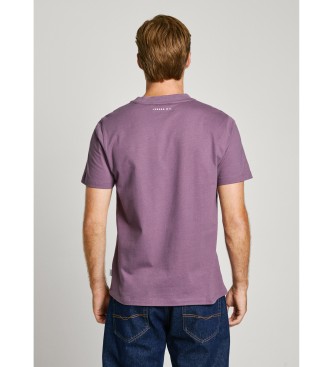 Pepe Jeans T-shirt lilas Dale