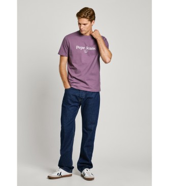 Pepe Jeans T-shirt lilas Dale