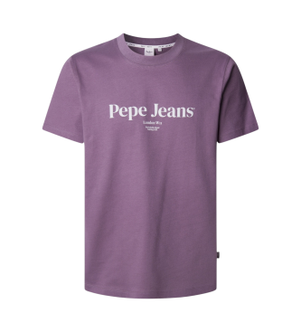 Pepe Jeans T-shirt lilas Dale