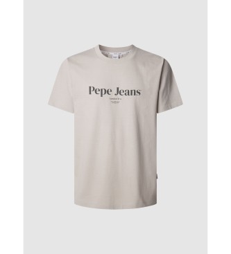 Pepe Jeans Beżowa koszulka Dale