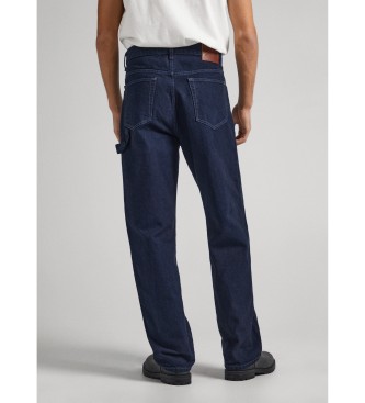 Pepe Jeans Pantaloni in tela Dan blu scuro