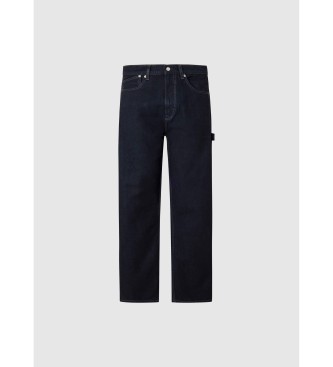 Pepe Jeans Pantaloni in tela Dan blu scuro