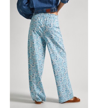 Pepe Jeans Dance rayon trousers blue