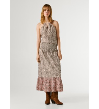 Pepe Jeans Saia Daphne castanha