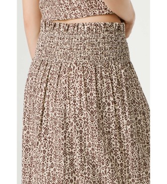 Pepe Jeans Saia Daphne castanha