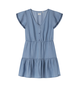 Pepe Jeans Robe Darcie bleue