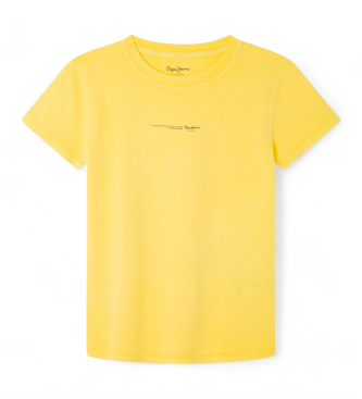 Pepe Jeans Koszulka Davide żółta