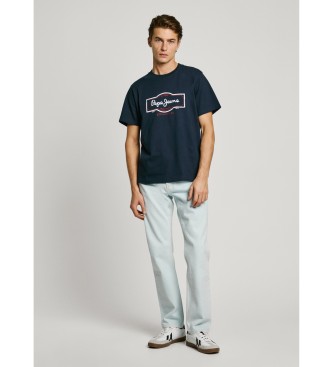 Pepe Jeans Maglietta blu navy Daxton