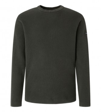 Green jumper cheap black jeans