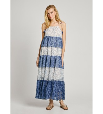 Pepe Jeans Obleka Delia modra