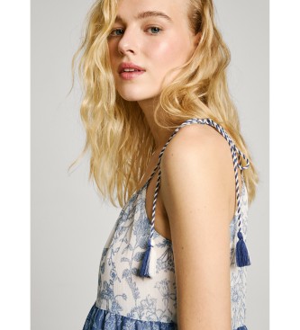 Pepe Jeans Obleka Delia modra