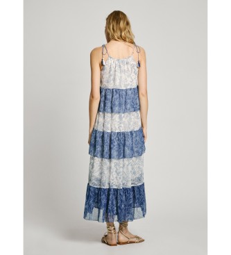 Pepe Jeans Obleka Delia modra