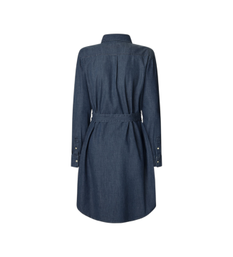Pepe Jeans Blue Denim Shirt Dress
