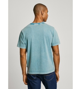 Pepe Jeans T-shirt en jean bleu