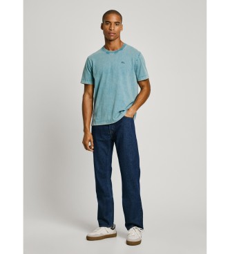 Pepe Jeans T-shirt en jean bleu