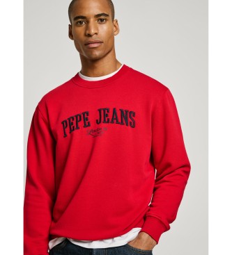 Pepe Jeans Derril Crew Sweatshirt vermelho