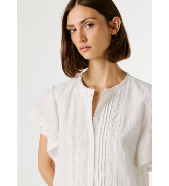 Pepe Jeans Destin kjole hvid