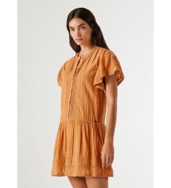 Pepe Jeans Destin kjole orange