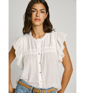 Pepe Jeans Blusa Diallo blanco