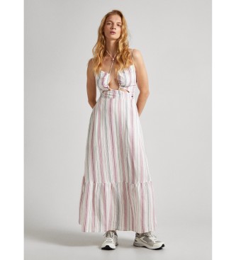 Pepe Jeans Robe Diana blanche