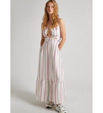 Pepe Jeans Robe Diana blanche