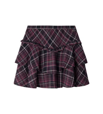 Pepe Jeans Spódnica Diane bordowa