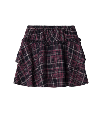 Pepe Jeans Spódnica Diane bordowa