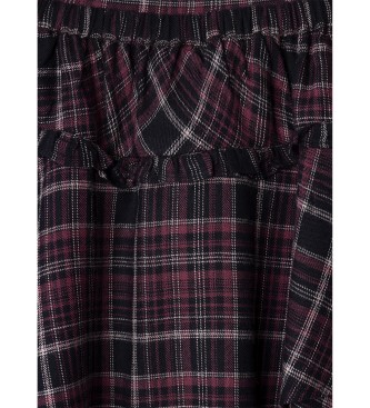 Pepe Jeans Spódnica Diane bordowa