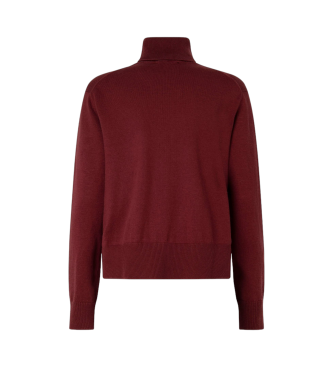 Pepe Jeans Sweter Donna bordowy