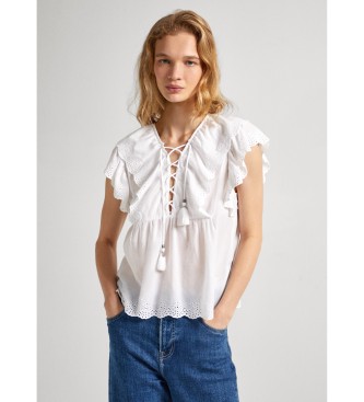 Pepe Jeans Blouse Dorotea wit