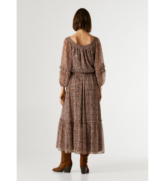 Pepe Jeans Vestido Dorotea castanho