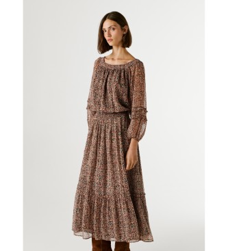 Pepe Jeans Vestido Dorotea castanho
