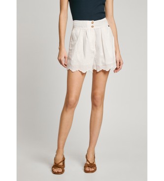 Pepe Jeans Short Douce blanco