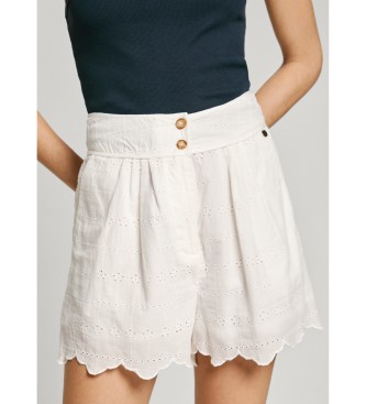 Pepe Jeans Short Douce blanco