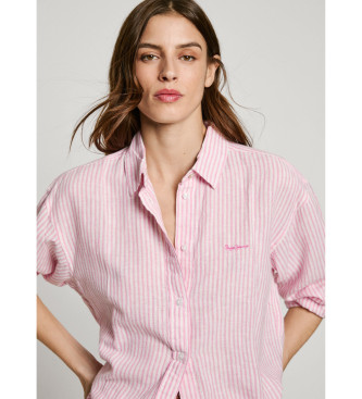 Pepe Jeans Camisa de sonho cor-de-rosa