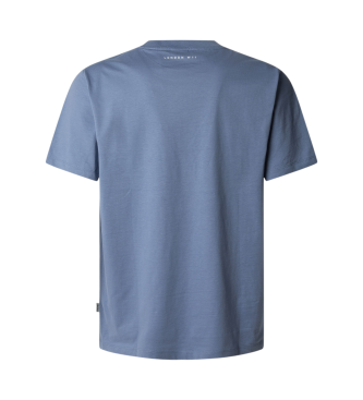 Pepe Jeans Dumas Kurzarm-T-Shirt blau