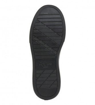 Pepe Jeans Eaton Basic - Sneakers i lder svart