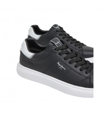 Pepe Jeans Eaton Basic Leder Sneakers schwarz