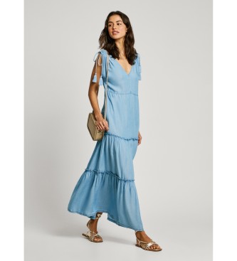Pepe Jeans Obleka Effie modra