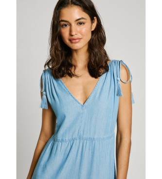 Pepe Jeans Obleka Effie modra