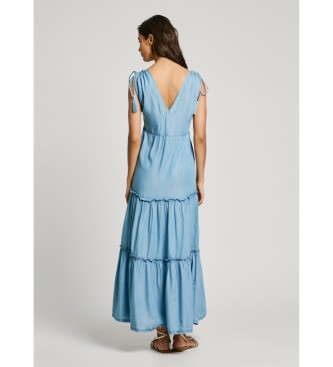 Pepe Jeans Obleka Effie modra