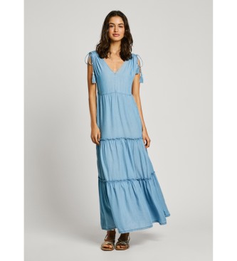 Pepe Jeans Obleka Effie modra