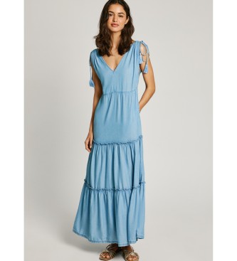 Pepe Jeans Obleka Effie modra