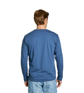 Pepe Jeans Long sleeve regular fit t-shirt blue