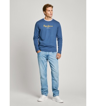 Pepe Jeans Long sleeve regular fit t-shirt blue