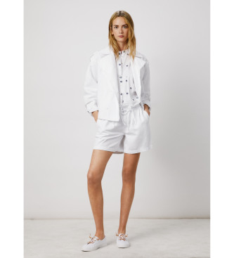 Pepe Jeans Cotton dobby blouse Elvire white