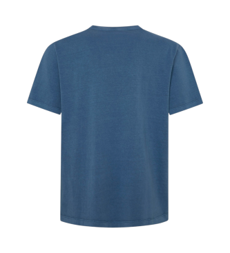 Pepe Jeans T-shirt bleu Emb Eggo