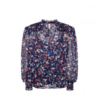 Pepe Jeans Emilia navy blouse, floral