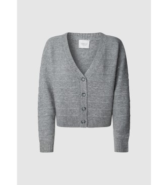 Pepe Jeans Cárdigan Emma gris