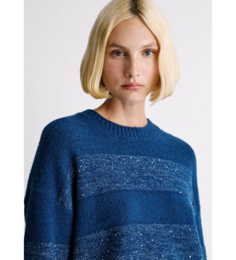 Pepe Jeans Jersey Emma niebieski
